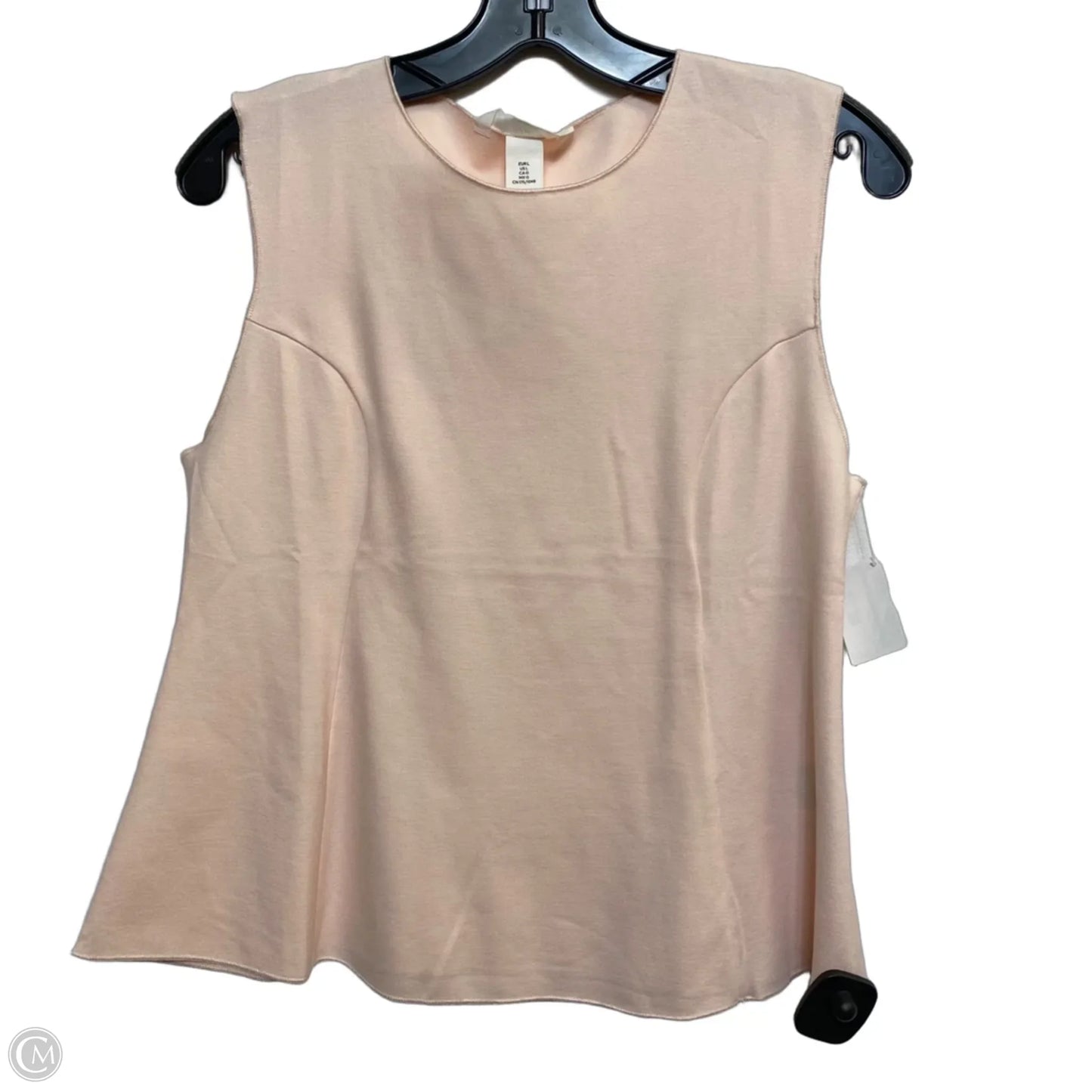 Top Sleeveless By H&m In Pink, Size: L