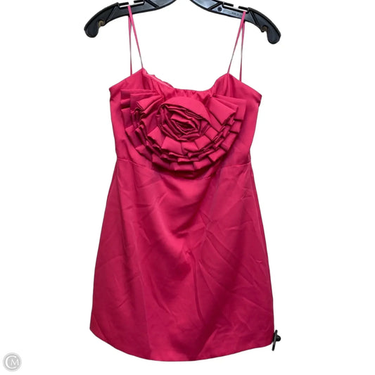 Dress Casual Short By Do + Be In Pink, Size: L