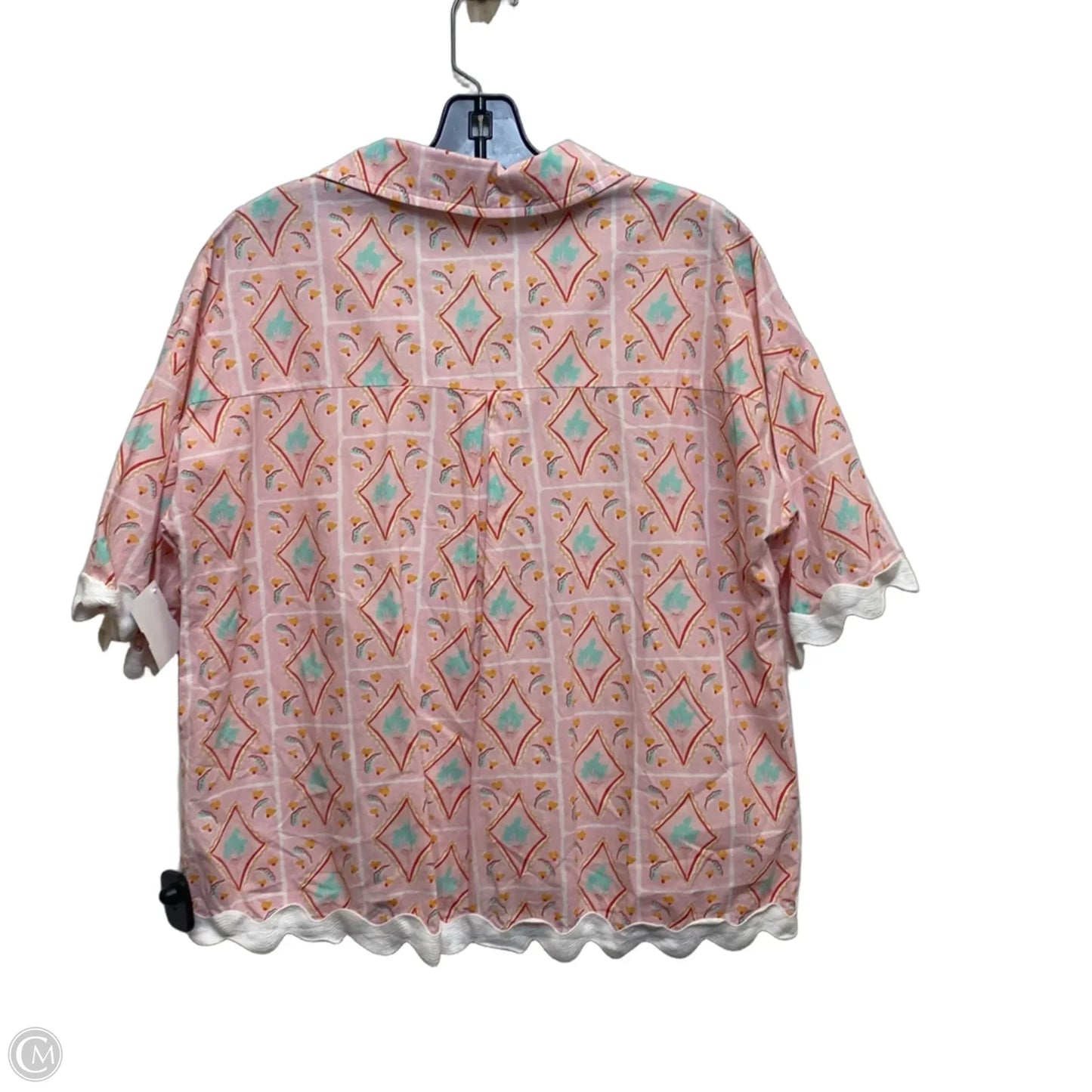 Top Short Sleeve By Entro In Pink, Size: S