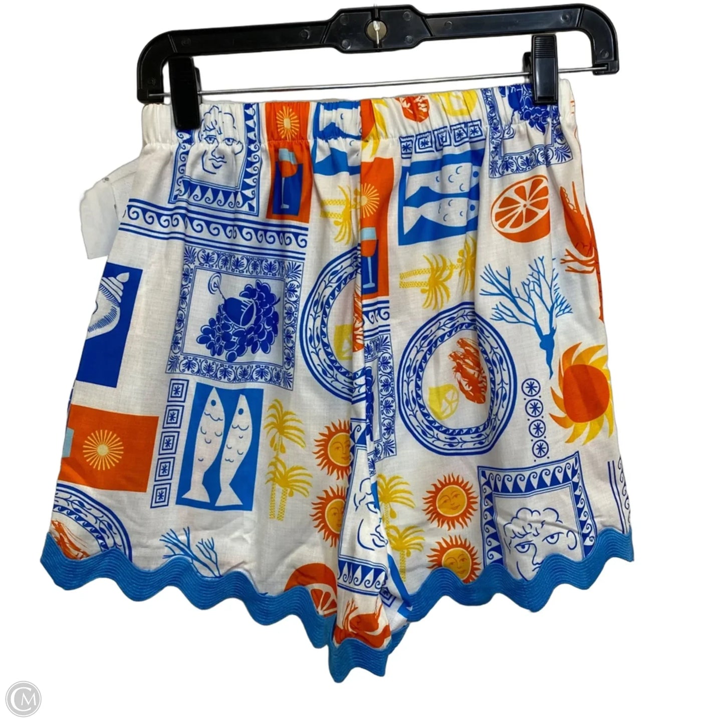 Shorts Set By Cmf In Blue & Orange, Size: S