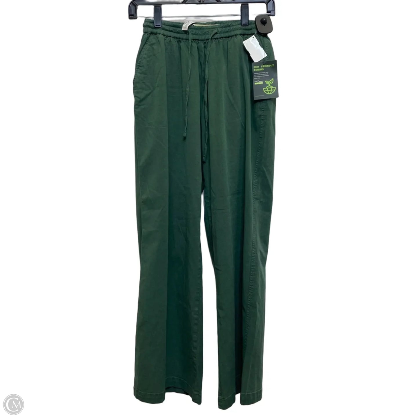 Pants Wide Leg By Love Trends In Green, Size: M