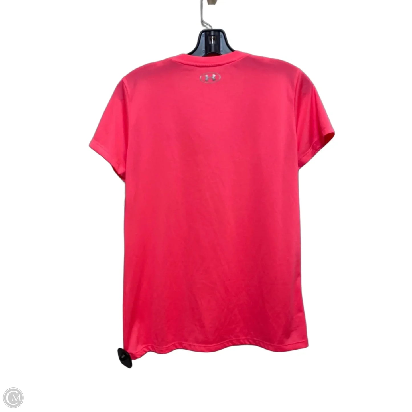 Athletic Top Short Sleeve By Under Armour In Pink, Size: M