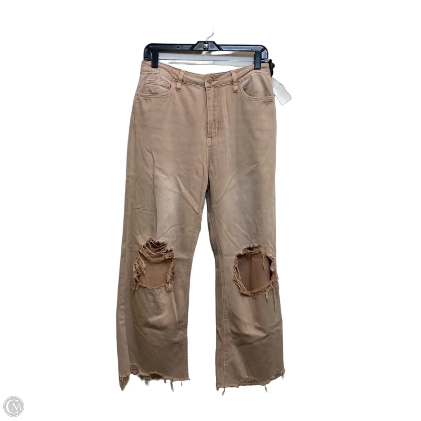 Jeans Cropped By Vervet In Pink, Size: 8
