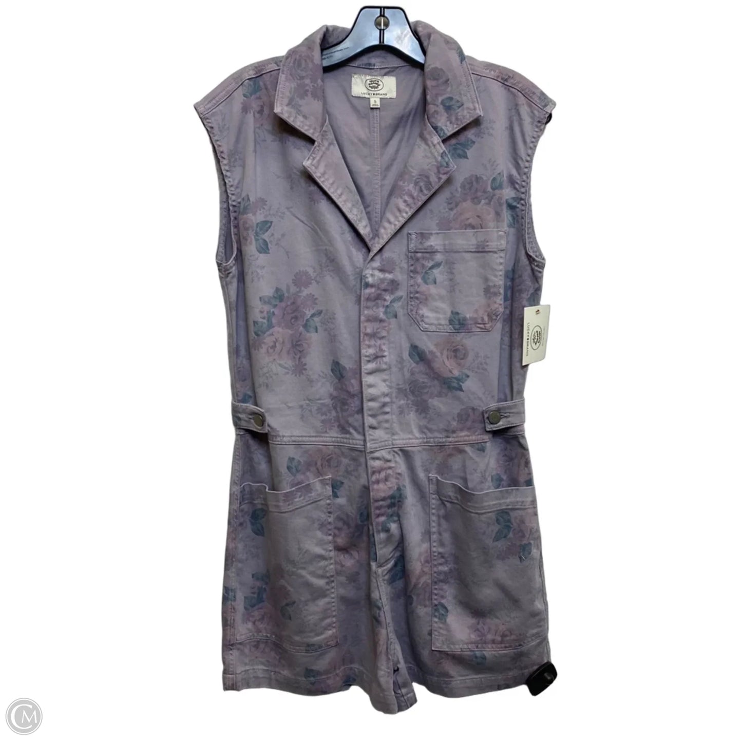 Romper By Laura Ashley In Purple, Size: S