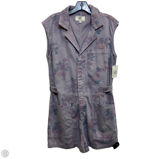 Romper By Laura Ashley In Purple, Size: S