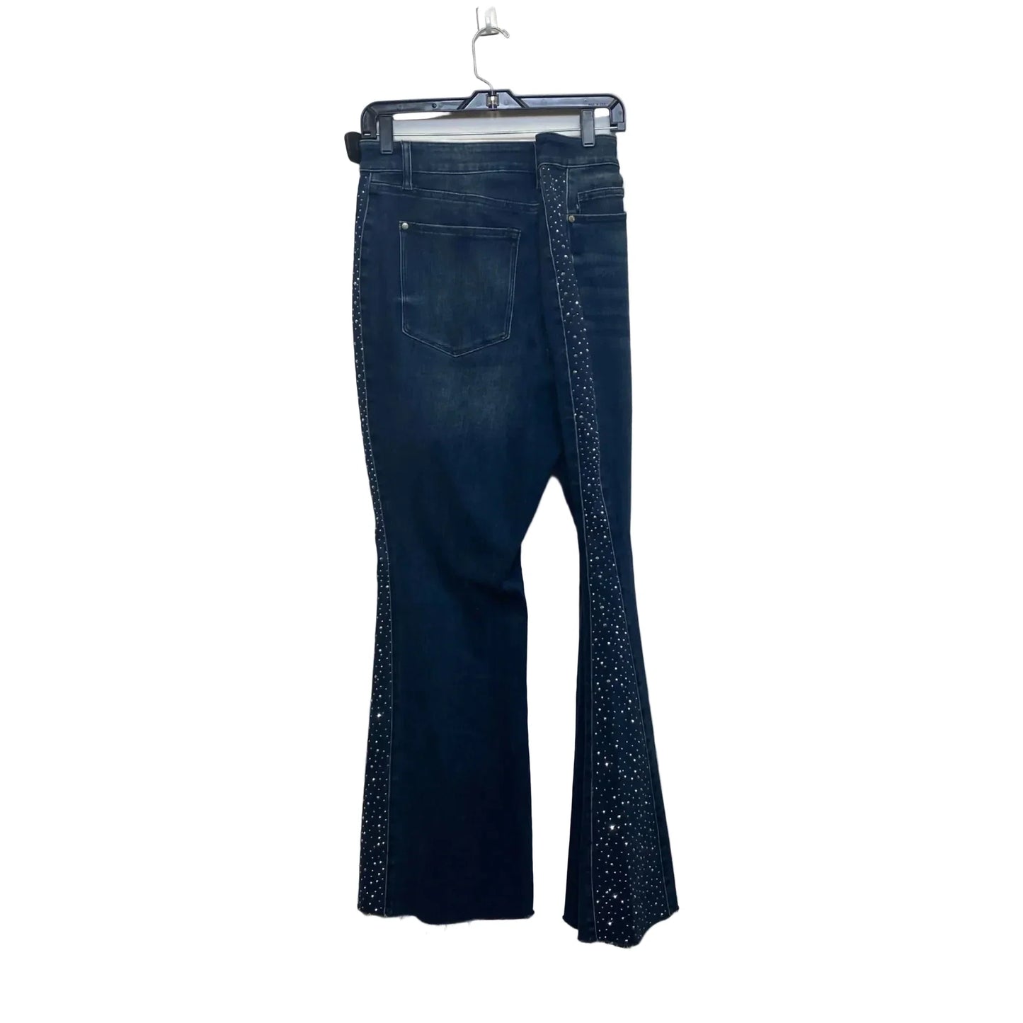 Jeans Flared By Judy Blue In Blue Denim, Size: 16