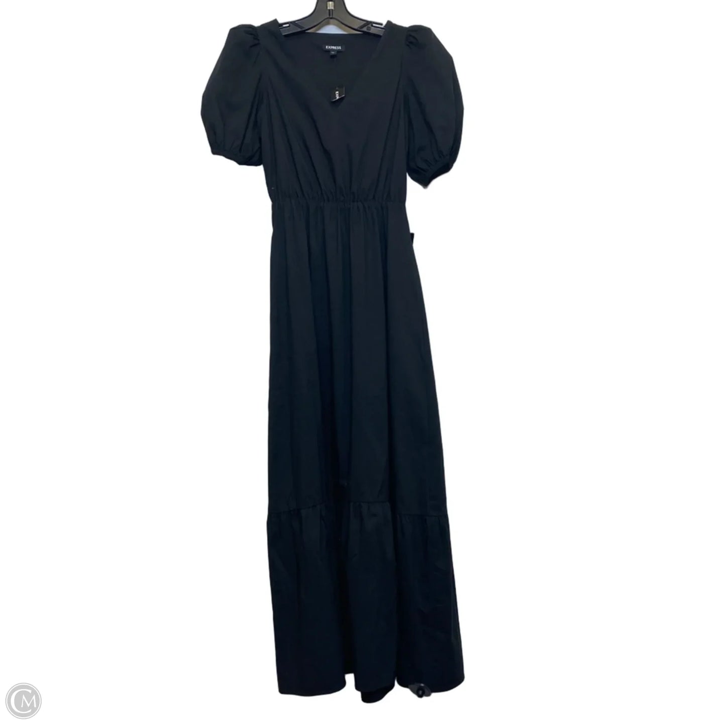 Dress Casual Maxi By Express In Black, Size: Xs