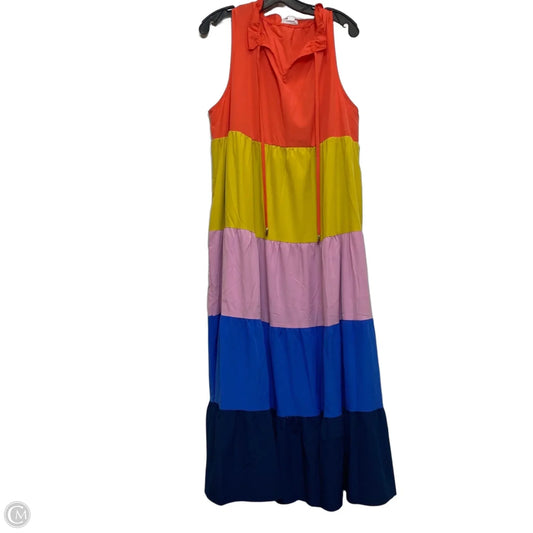 Dress Casual Midi By Chicsoul In Multi-colored, Size: 2x