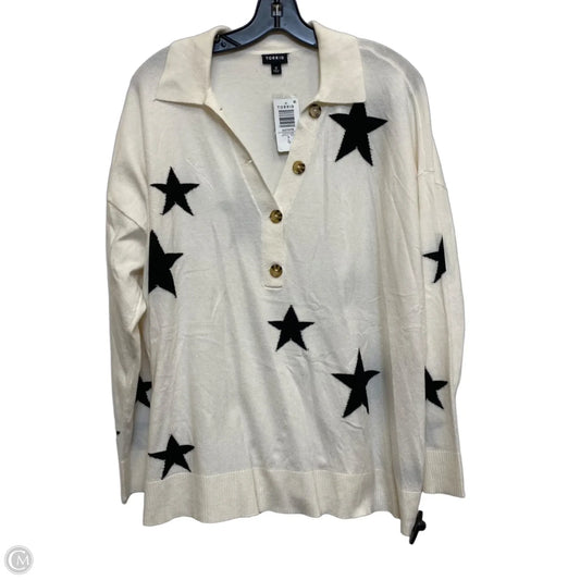 Top Long Sleeve By Torrid In Cream, Size: L