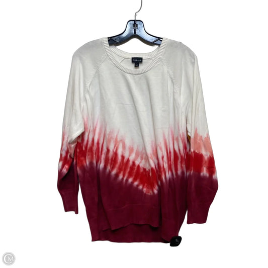 Top Long Sleeve By Torrid In White, Size: 1x