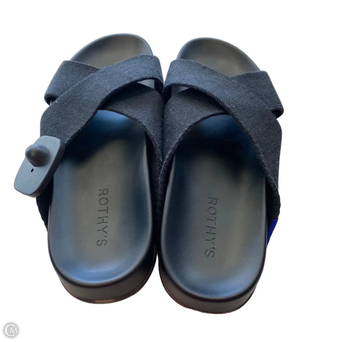 Sandals Designer By Rothys In Black, Size: 8