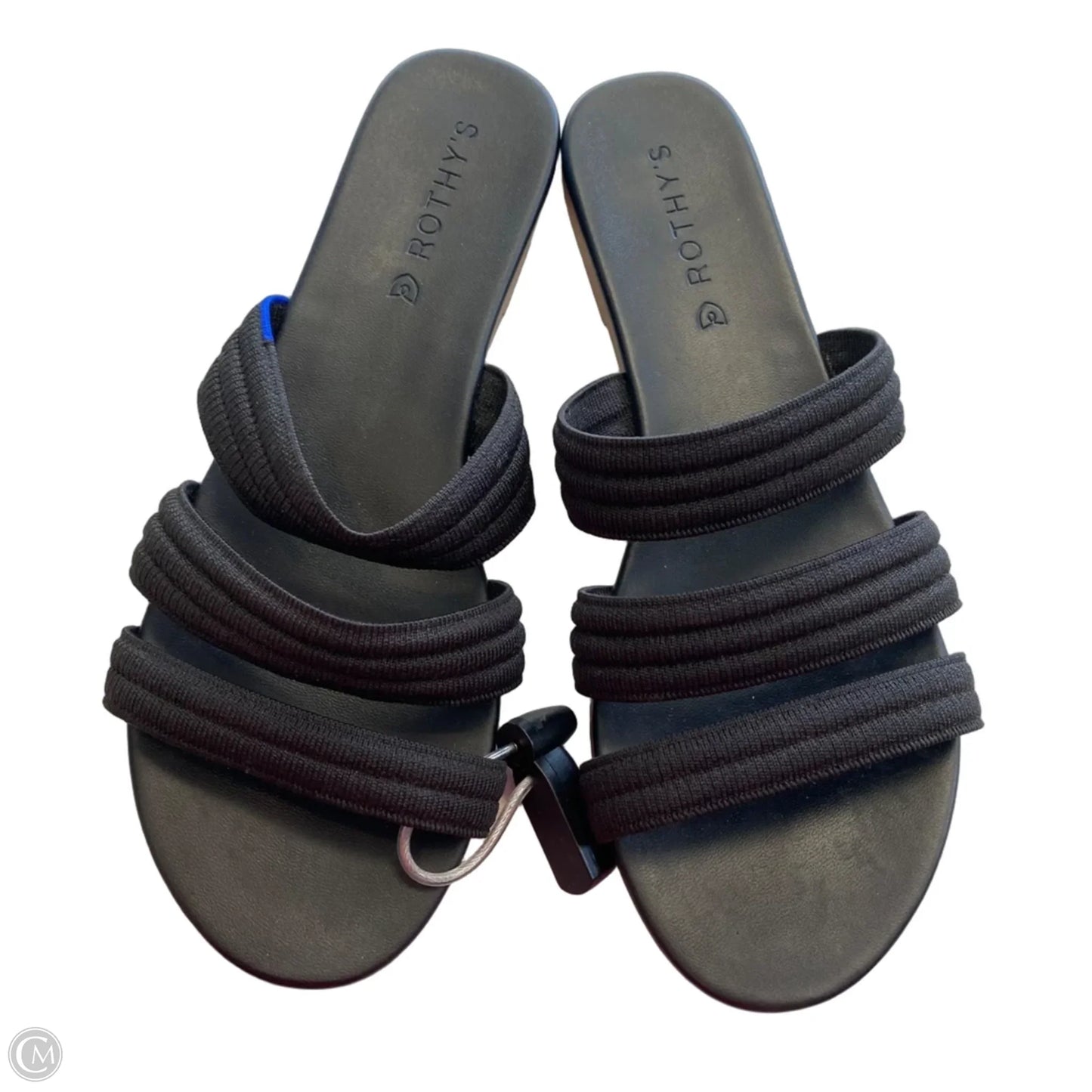 Sandals Designer By Rothys In Black, Size: 8.5