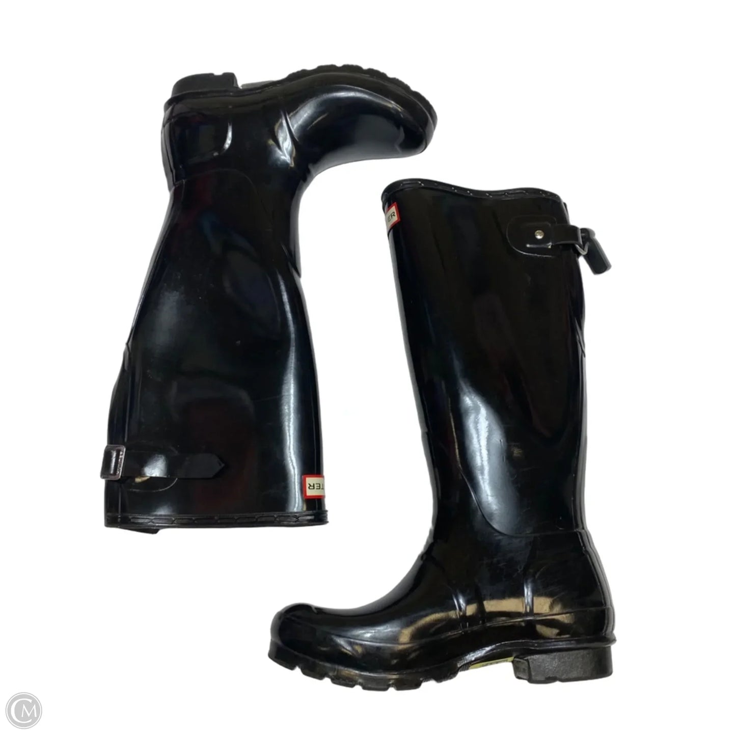 Boots Designer By Hunter In Black, Size: 6