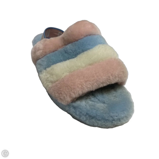 Sandals Designer By Ugg In Blue & Pink, Size: 11
