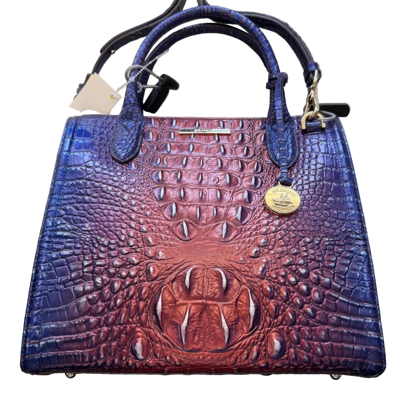 Handbag Designer By Brahmin, Size: Medium