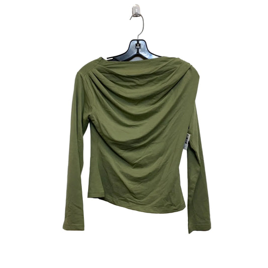 Top Long Sleeve By Abercrombie And Fitch In Green, Size: Xs