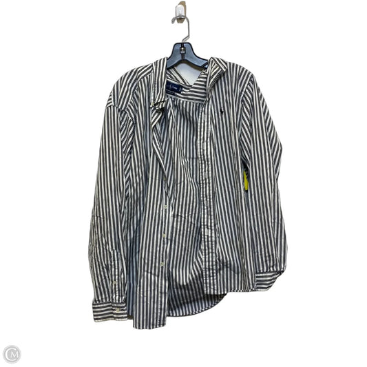 Top Long Sleeve By Ralph Lauren In Black & White, Size: Xxl
