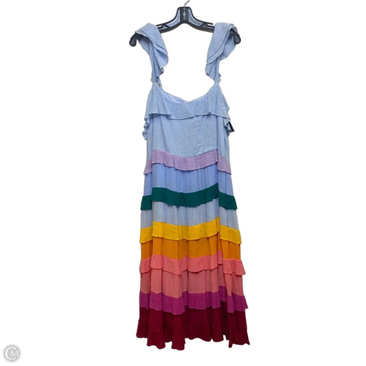 Dress Casual Midi By Crown And Ivy In Multi-colored, Size: 3x