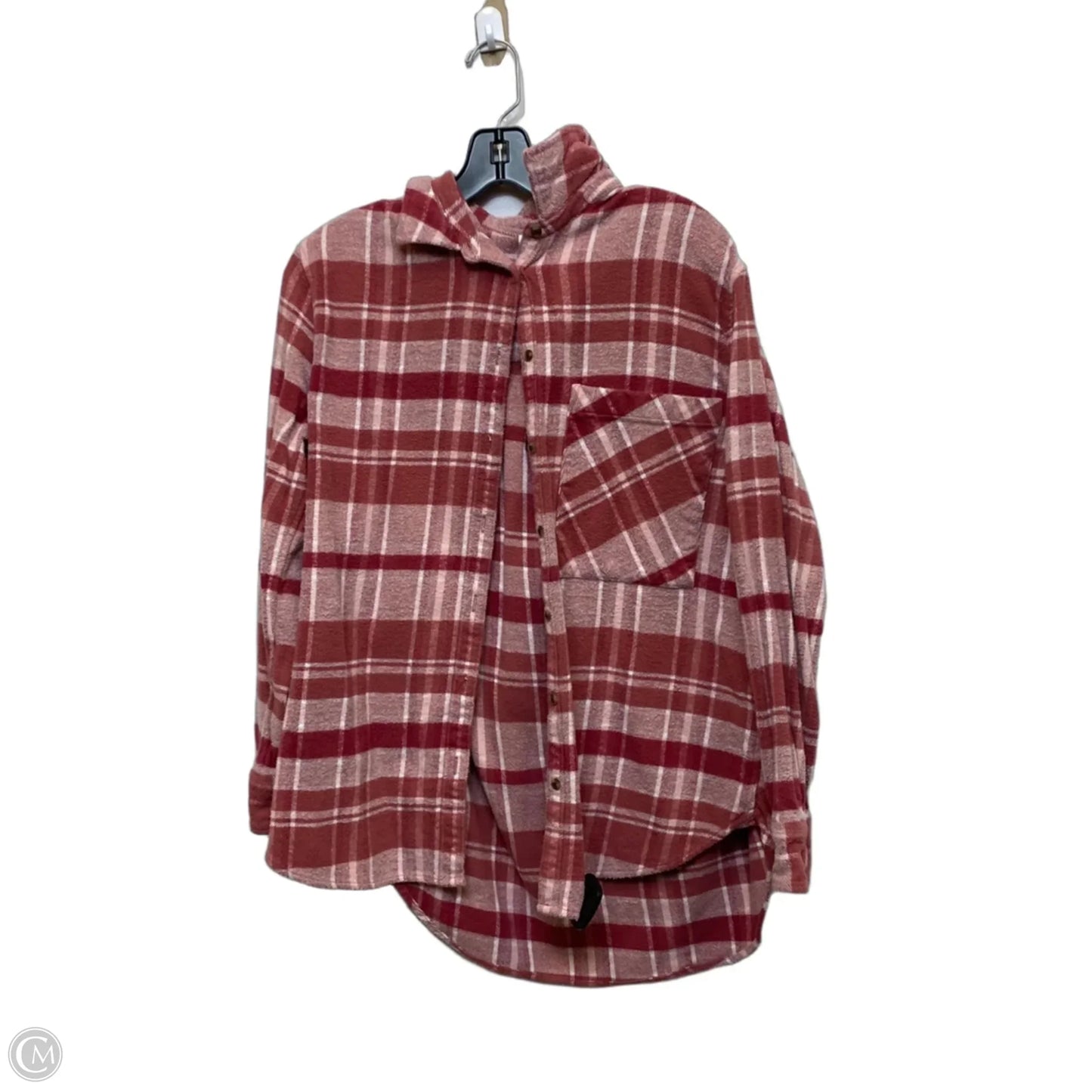 Top Long Sleeve By Aerie In Pink, Size: S