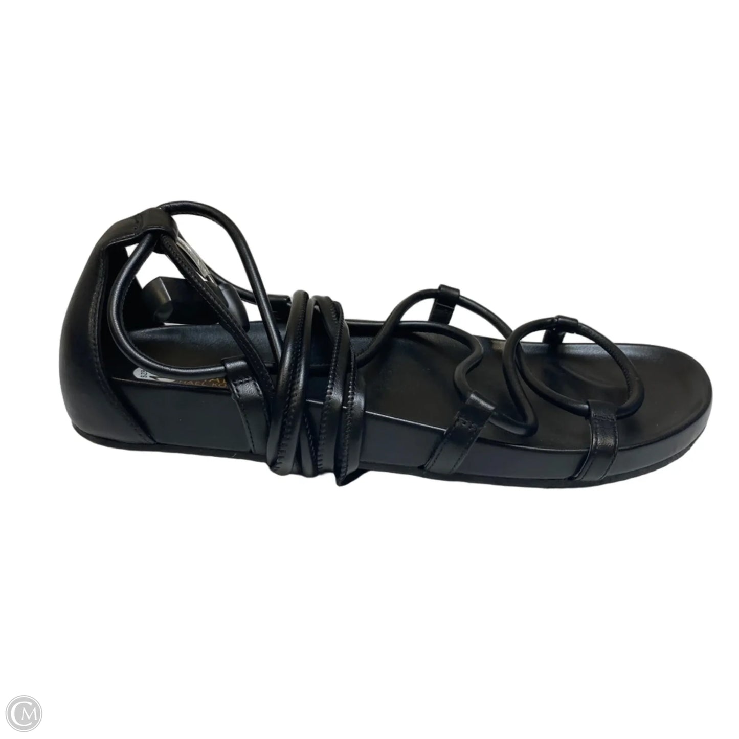 Sandals Flats By Michael By Michael Kors In Black, Size: 10