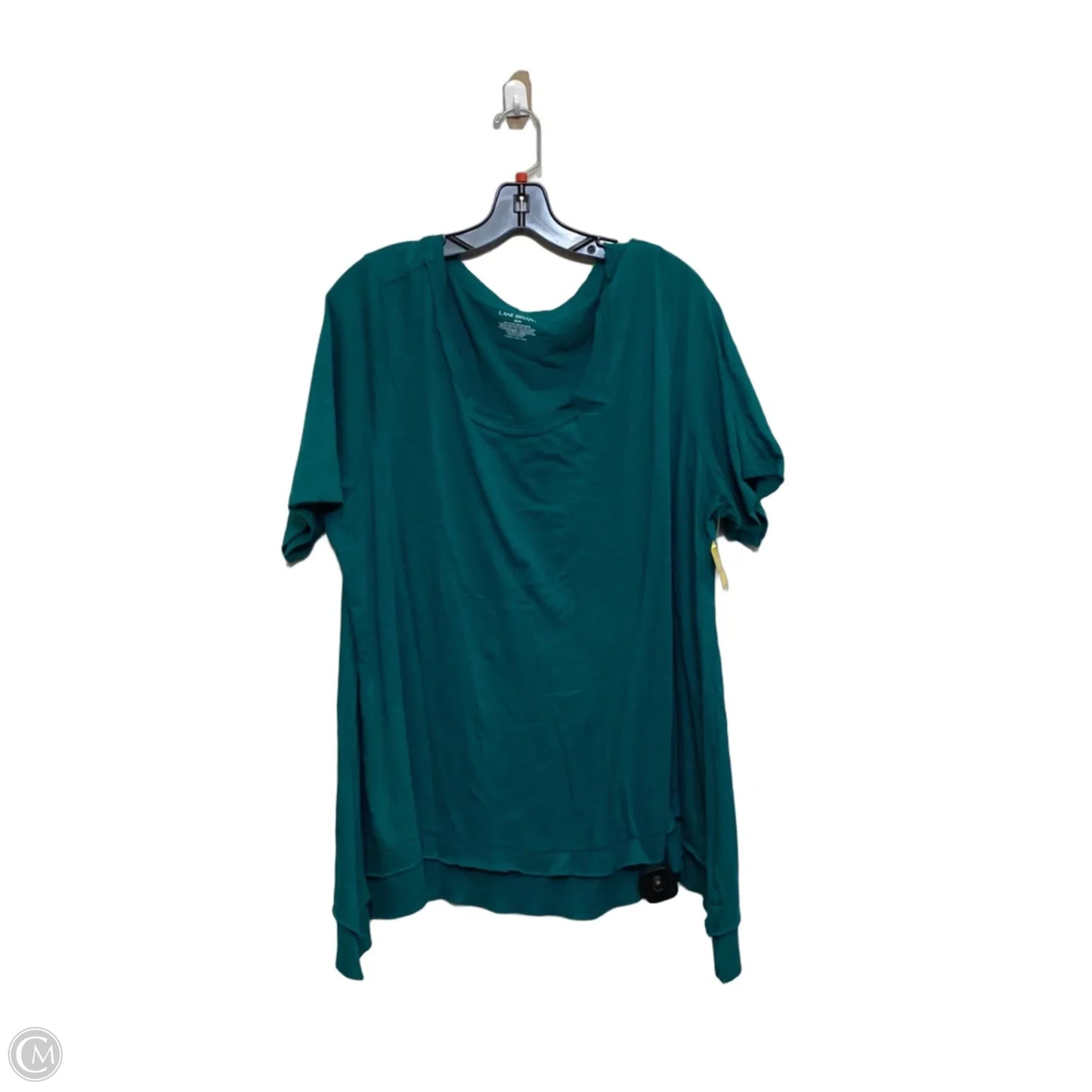 Top Short Sleeve By Lane Bryant In Green, Size: 3x