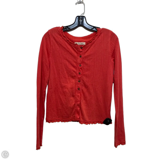 Top Long Sleeve By We The Free In Orange, Size: S