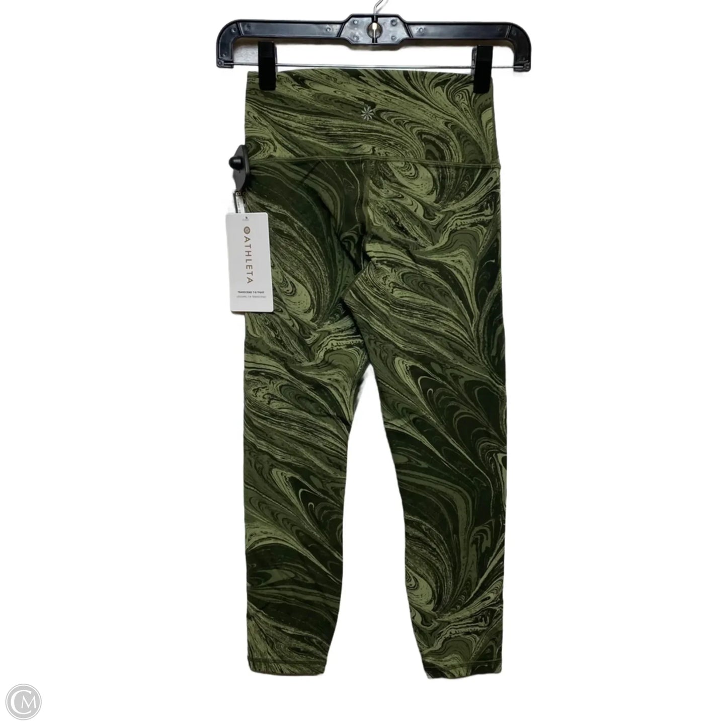 Athletic Leggings Capris By Athleta In Green, Size: S