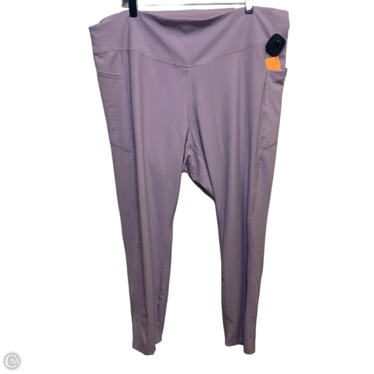 Athletic Leggings By Old Navy In Purple, Size: 3x