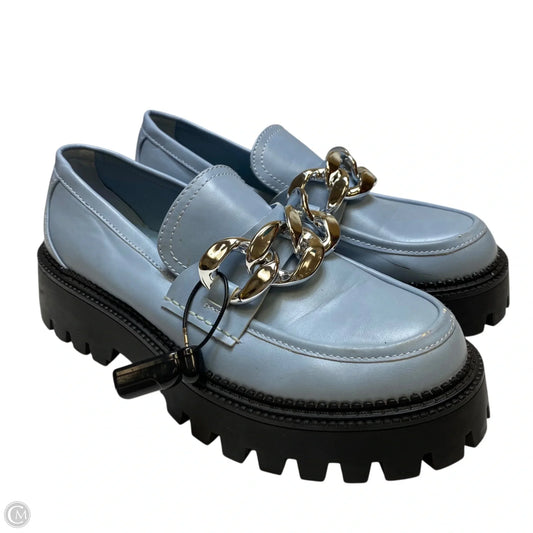 Shoes Heels Platform By Steve Madden In Blue, Size: 9