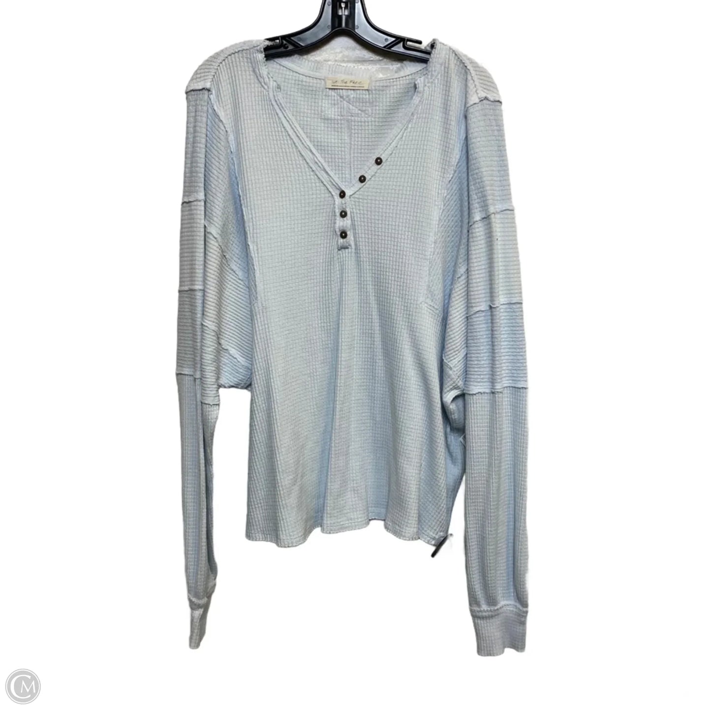 Top Long Sleeve By We The Free In Blue, Size: M