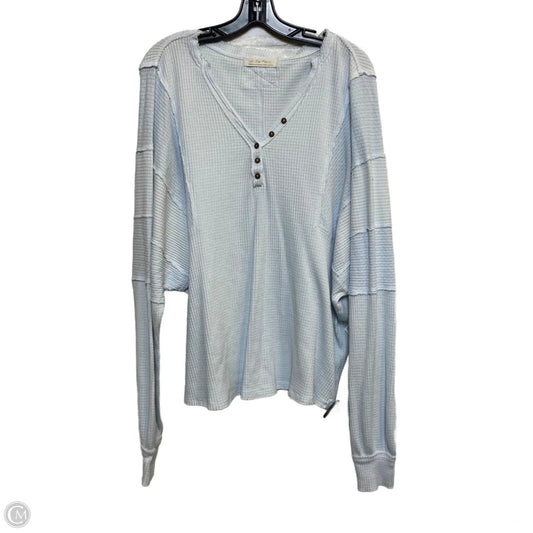 Top Long Sleeve By We The Free In Blue, Size: M