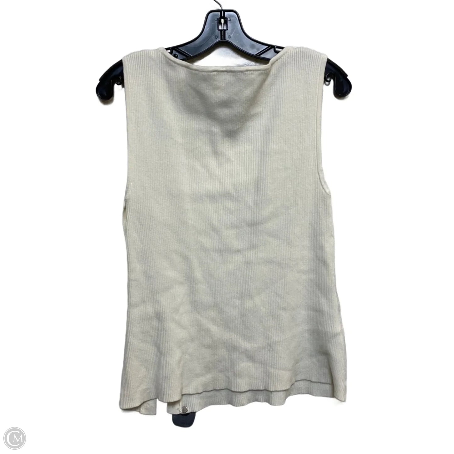 Top Sleeveless By Abercrombie And Fitch In Cream, Size: M