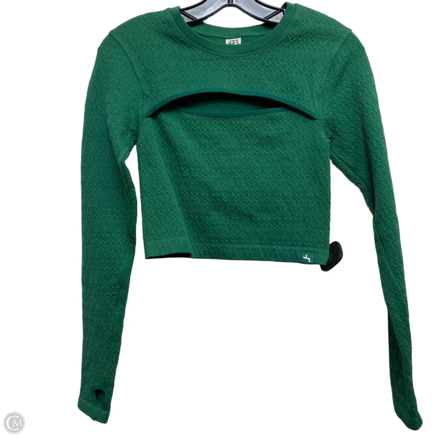Athletic Top Long Sleeve Crewneck By Joy Lab In Green, Size: M