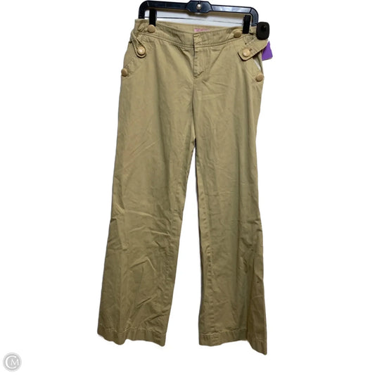 Pants Designer By Lilly Pulitzer In Tan, Size: S