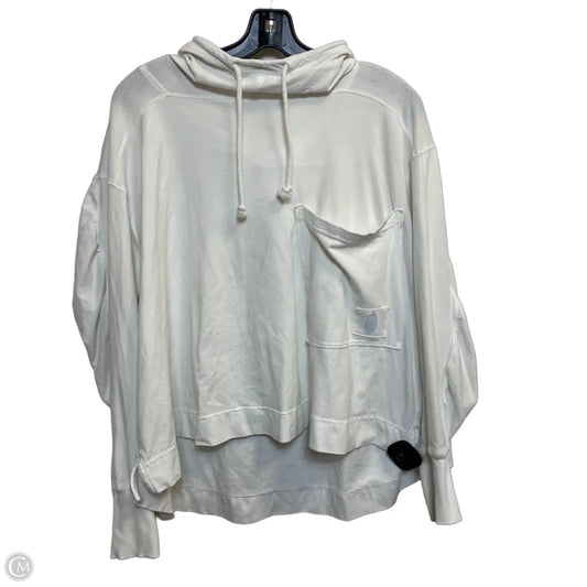Athletic Sweatshirt Hoodie By Free People In White, Size: Xs