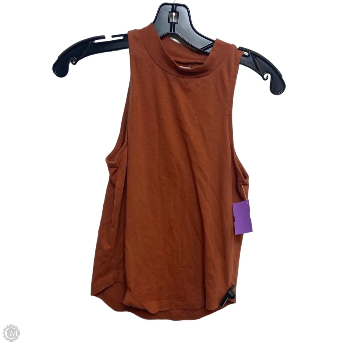 Top Sleeveless By Madewell In Orange, Size: Xs