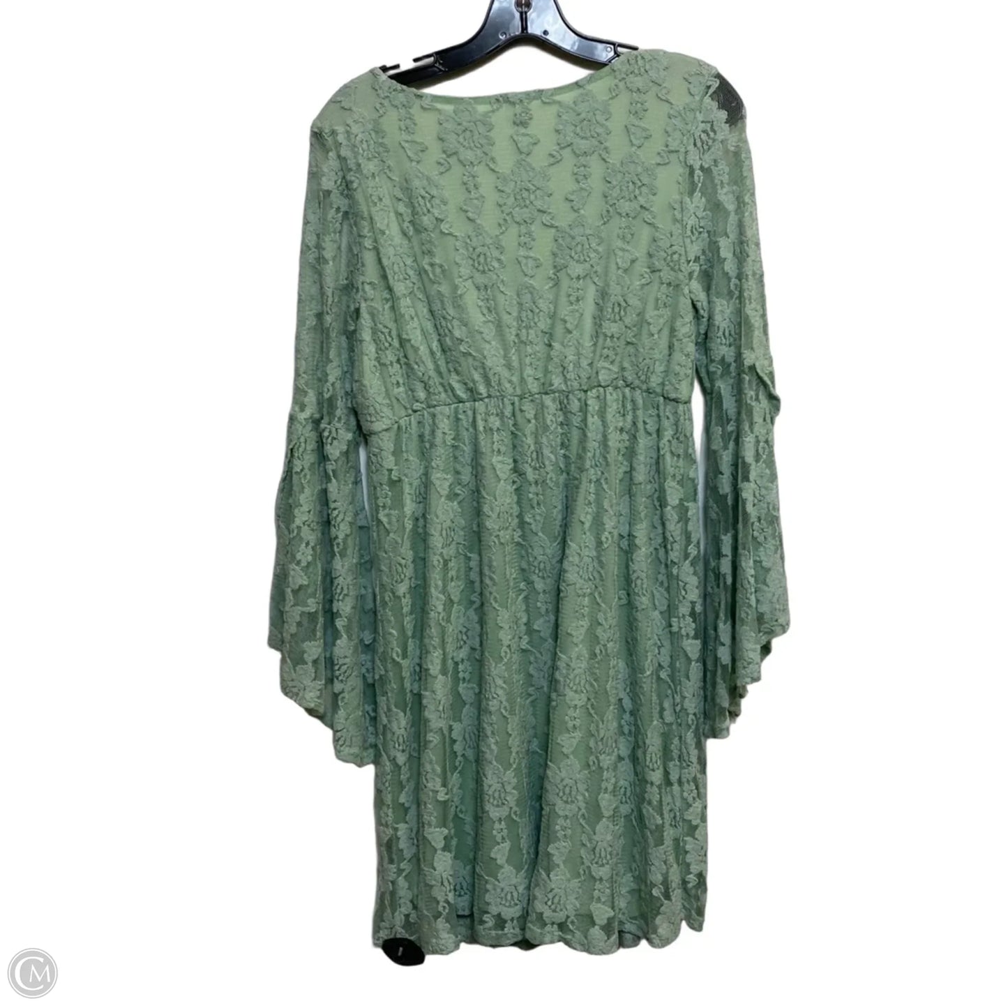 Dress Casual Short By Pink Blush In Green, Size: M