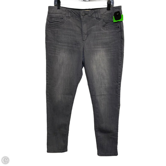 Jeans Skinny By Democracy In Grey, Size: 14