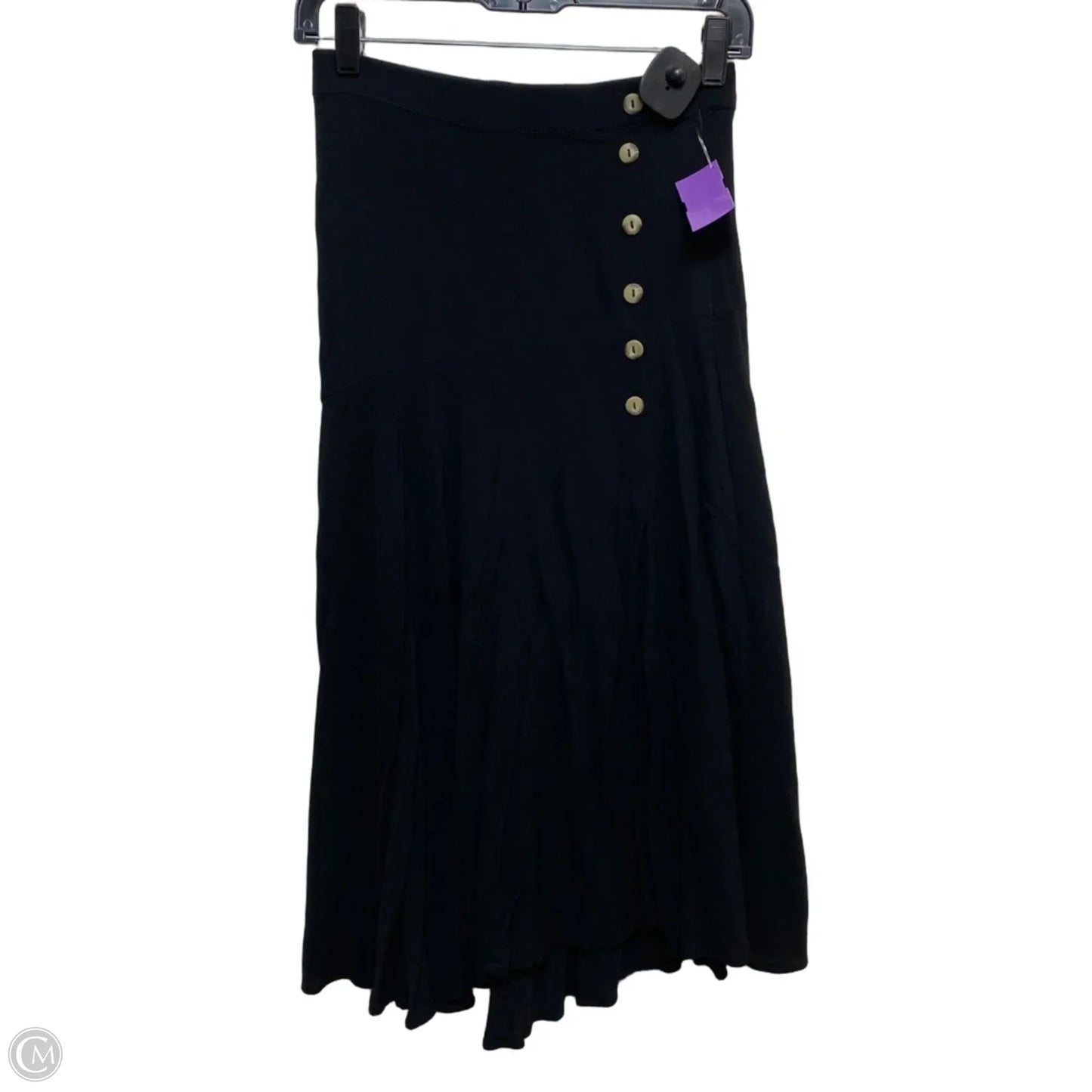 Skirt Maxi By Zara In Black, Size: Xs