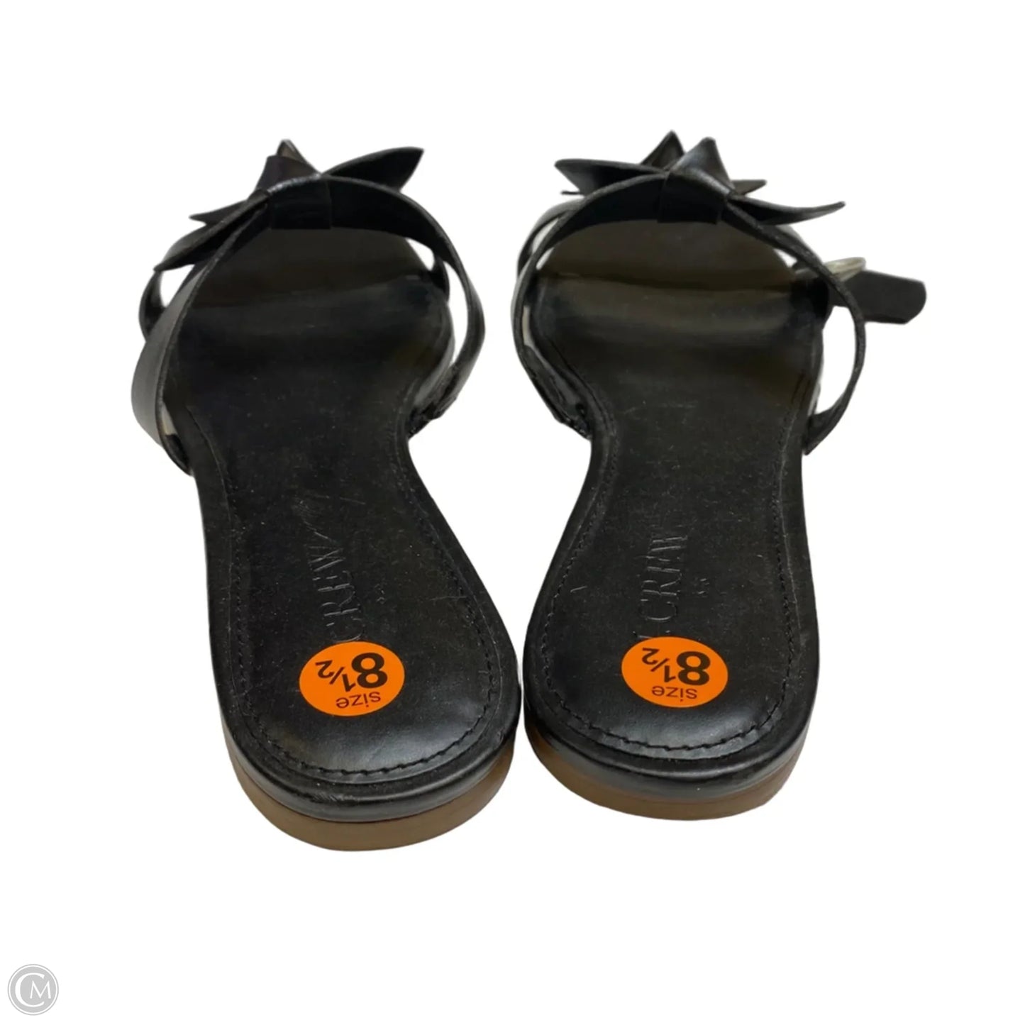 Sandals Flats By J. Crew In Black, Size: 8.5