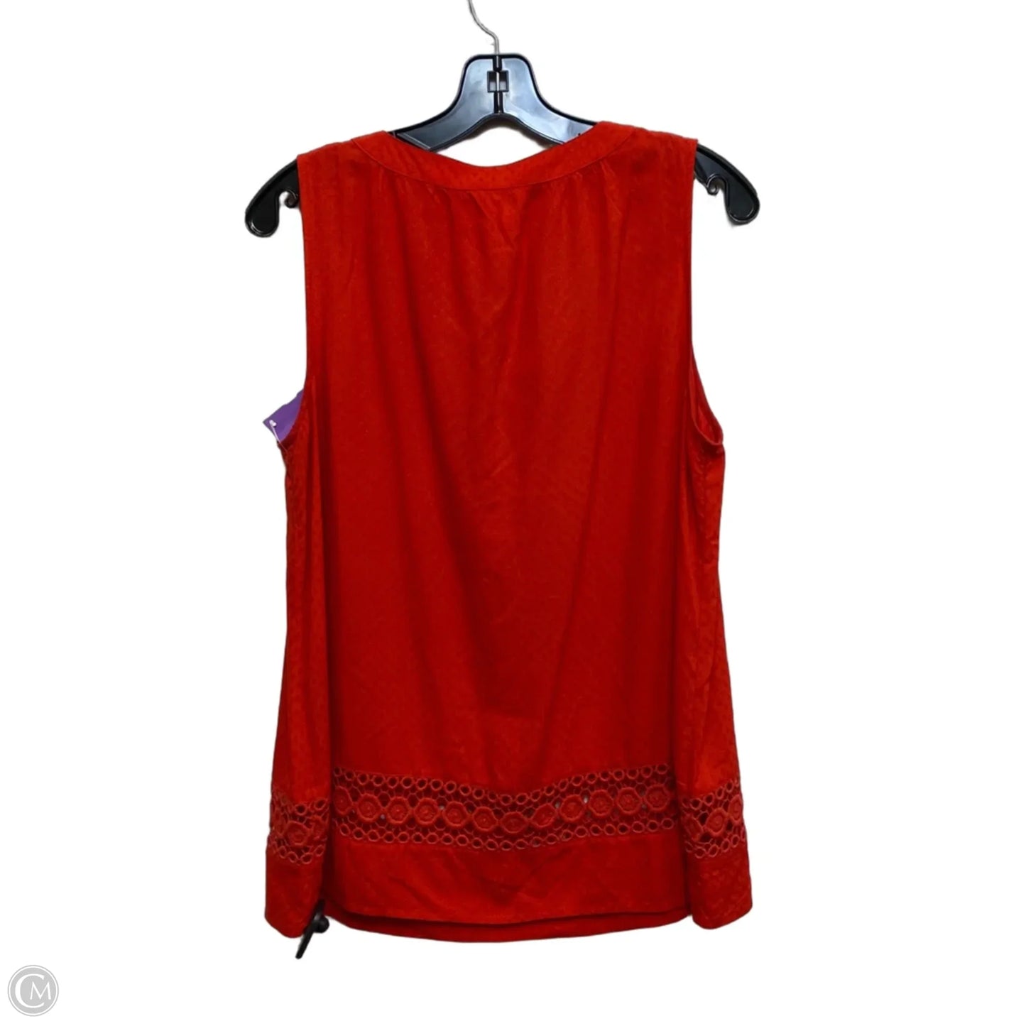 Top Sleeveless By Crown And Ivy In Red, Size: M