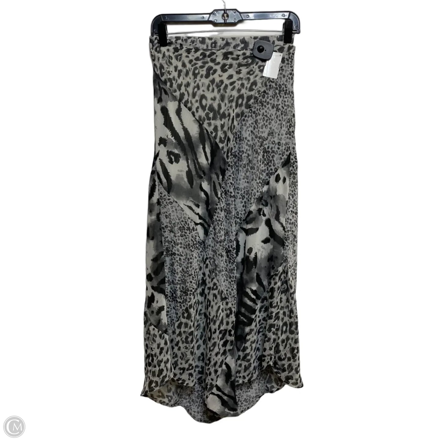 Skirt Maxi By Thirty/Thirty In Black & Grey, Size: S