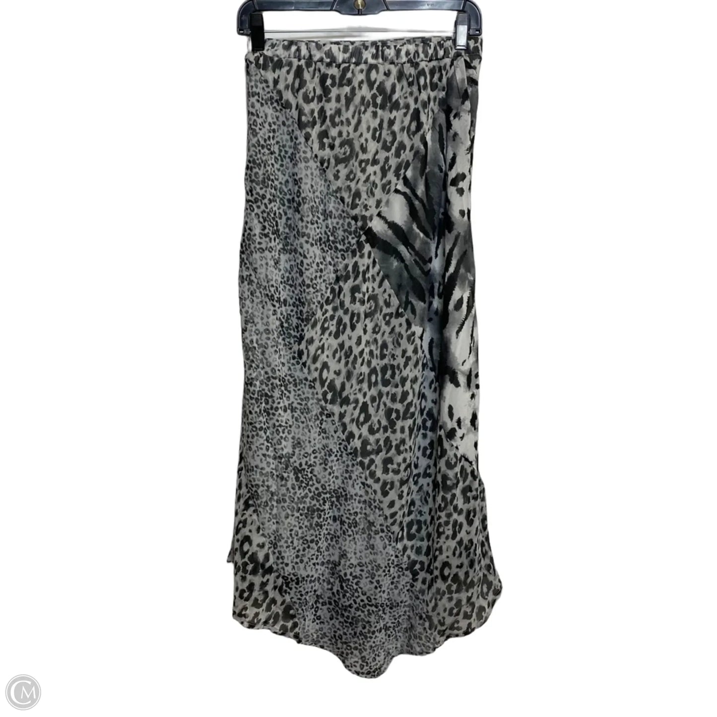 Skirt Maxi By Thirty/Thirty In Black & Grey, Size: S