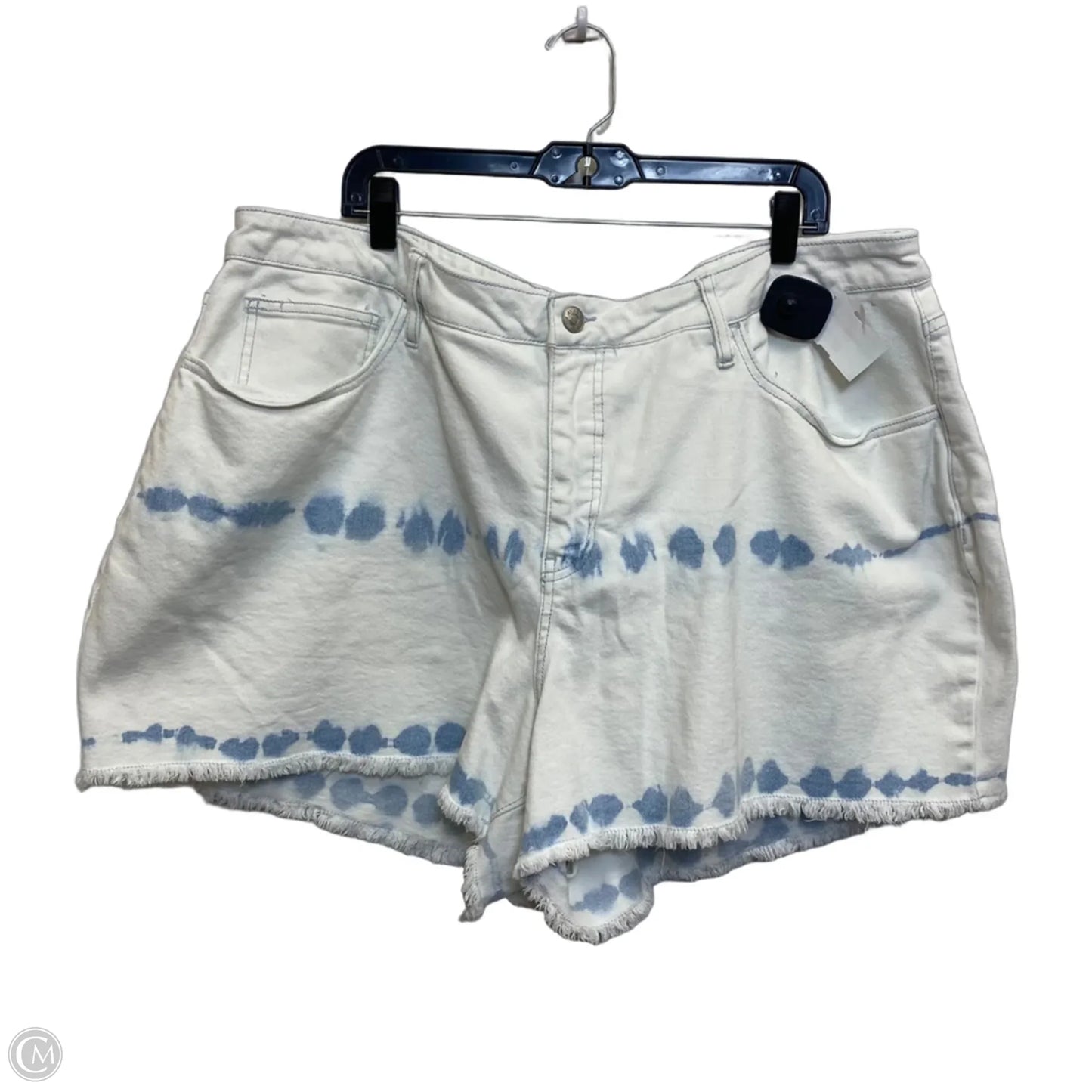 Shorts By Ava & Viv In White, Size: 22