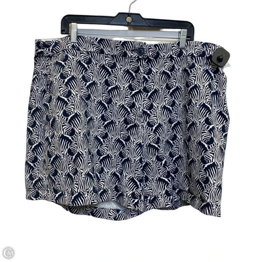 Shorts By Crown And Ivy In Blue & White, Size: 24