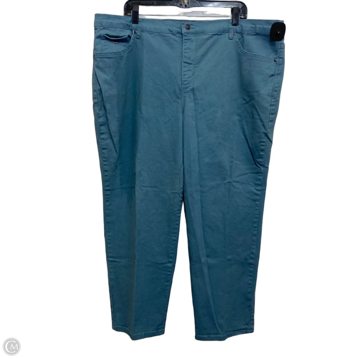 Jeans Straight By Gloria Vanderbilt In Green, Size: 22