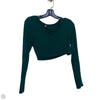 Top Long Sleeve Basic By Shein In Green, Size: M