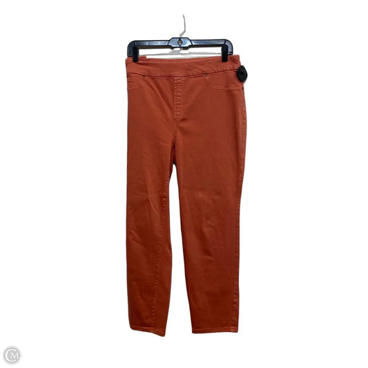 Jeans Jeggings By Chicos In Orange, Size: 14