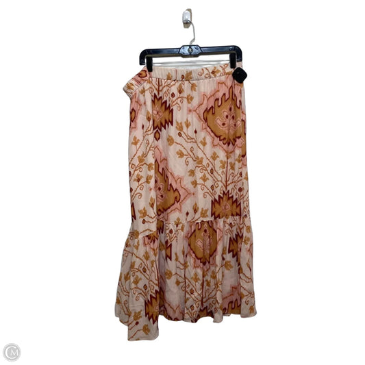 Skirt Designer By Spartina In Orange & Pink, Size: Xl