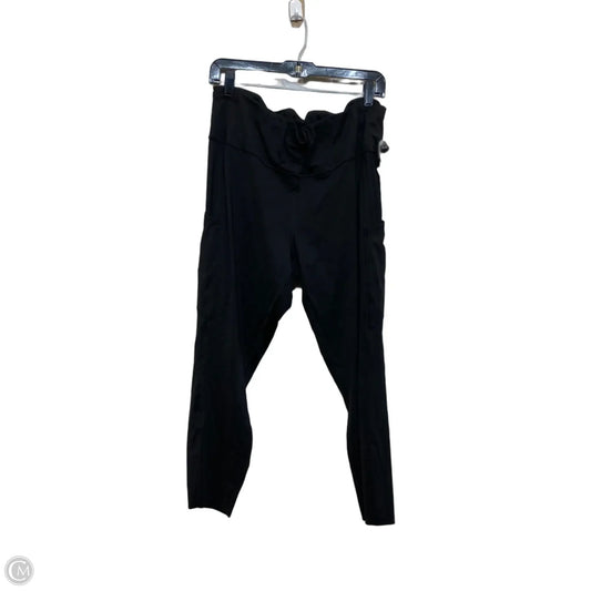Athletic Leggings Designer By Lululemon In Black, Size: 1x